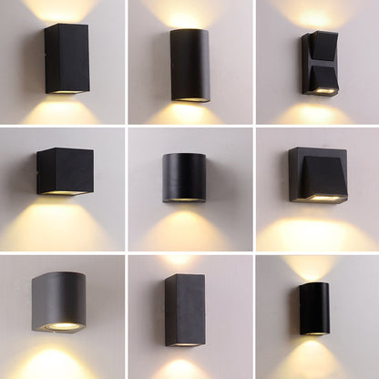 Villa outdoor balcony aisle LED waterproof wall lamp