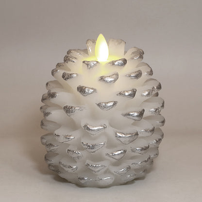Christmas Pinecone Decoration Paraffin Real Wax Pinecone Candle Pinecone Pinecone Christmas Living Room Bedroom Light