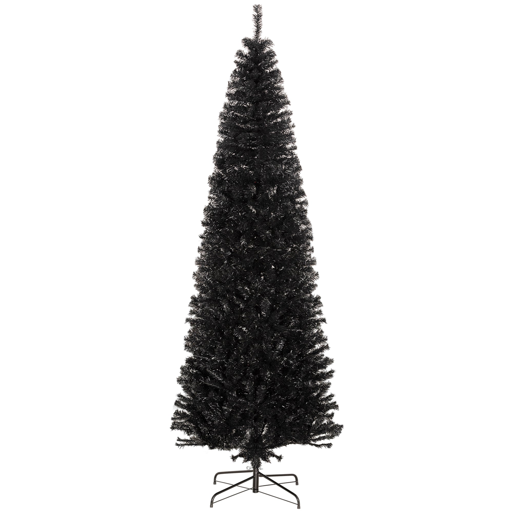 Black Slim Christmas Tree