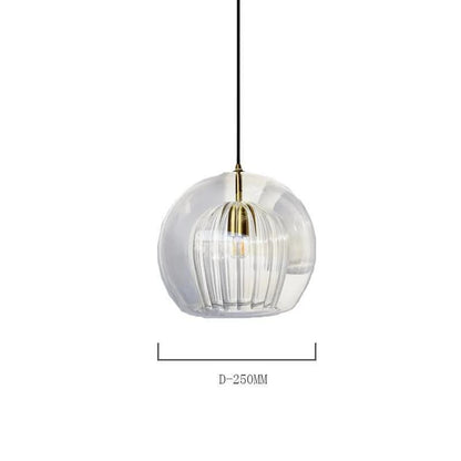 Creative Bar Restaurant Glass Jellyfish Chandelier