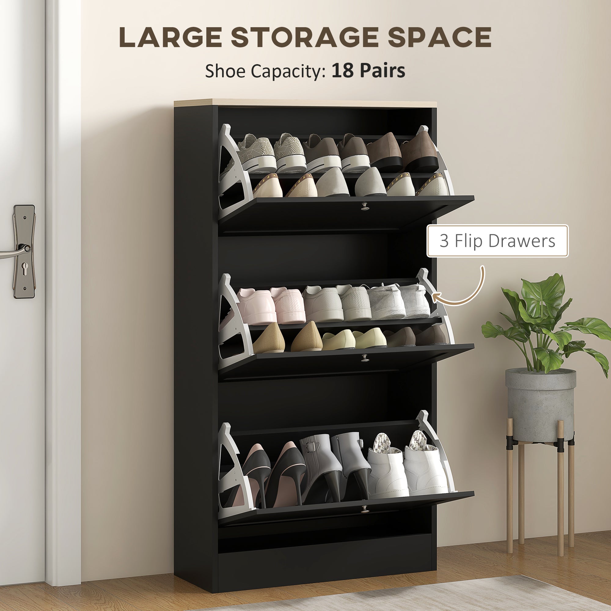 Portable Shoe Storage Cabinet
