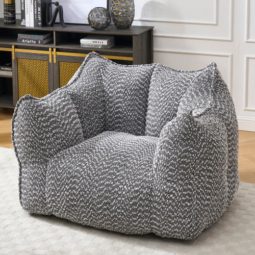 Boucle Bean Bag Chair