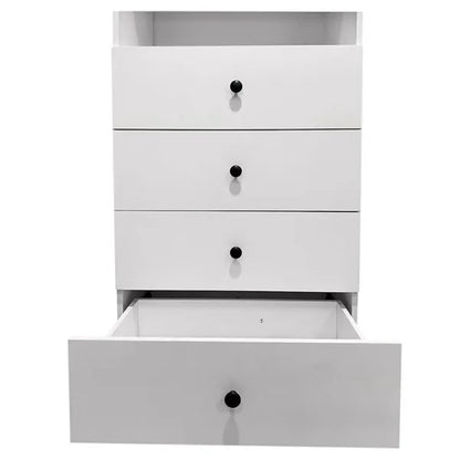 Livelylodge Modular Wardrobe Closet - Freestanding White Closet With Spacious Storage Shelves And Hanging Rods 70.86"W X 16.04"D X 70.86"H