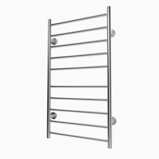Silver Heated Towel Rack