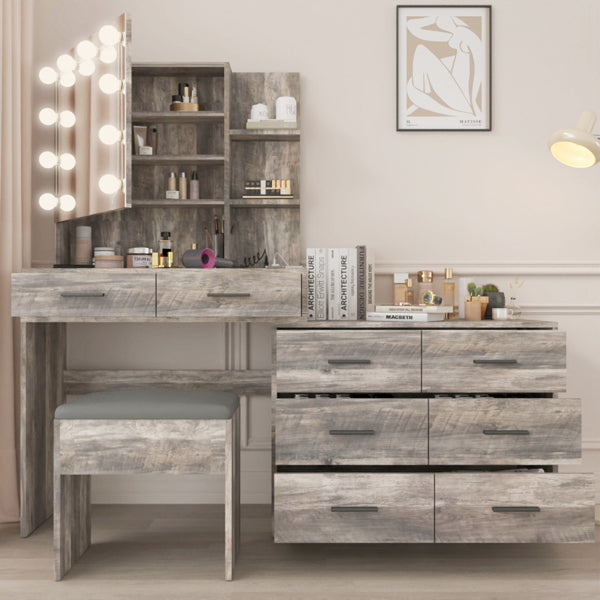 Space-Saving Vanity Dresser