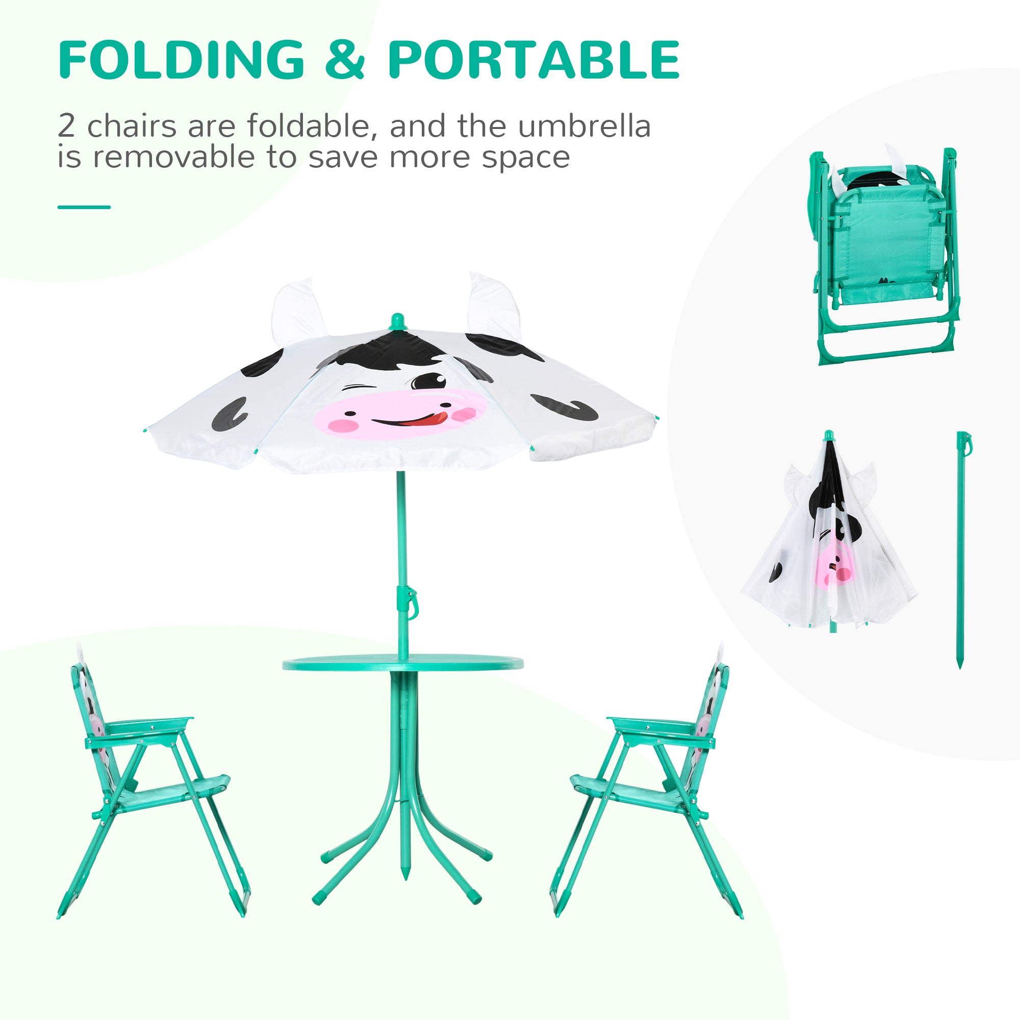 Kids Outdoor Table Set