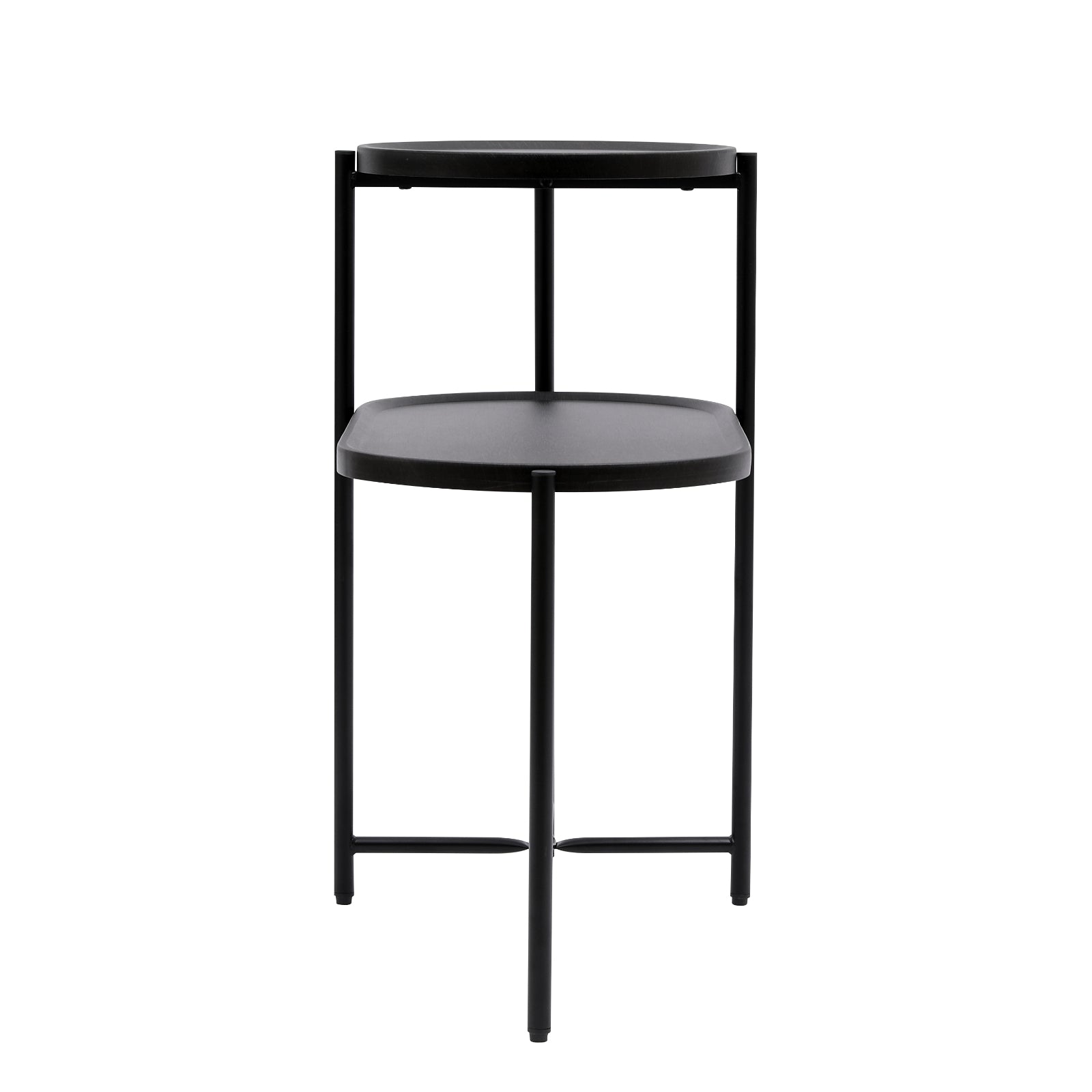 Metal Oval End Table