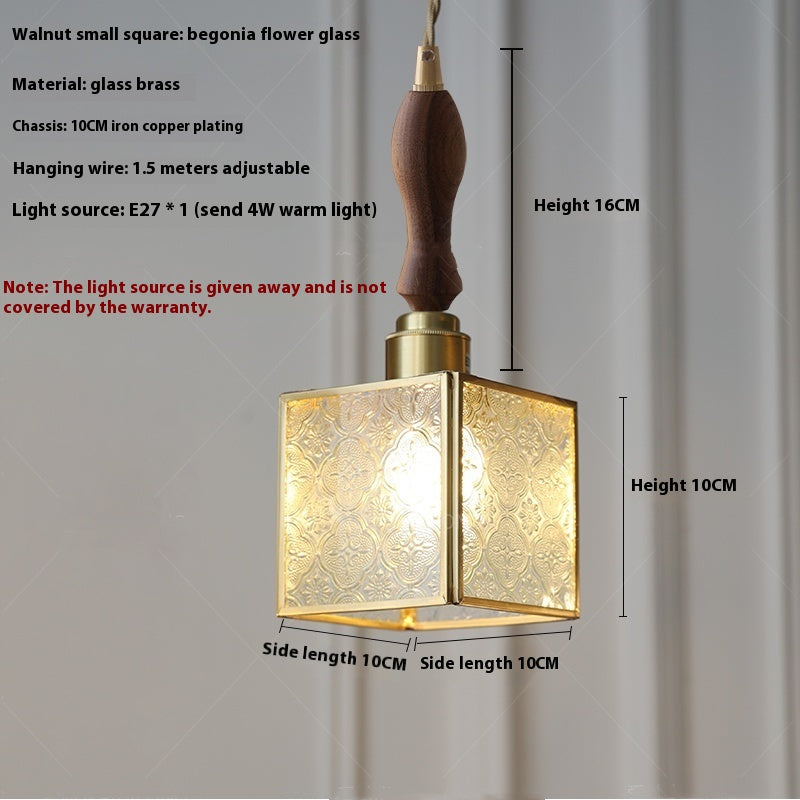 Glass Square Chandelier