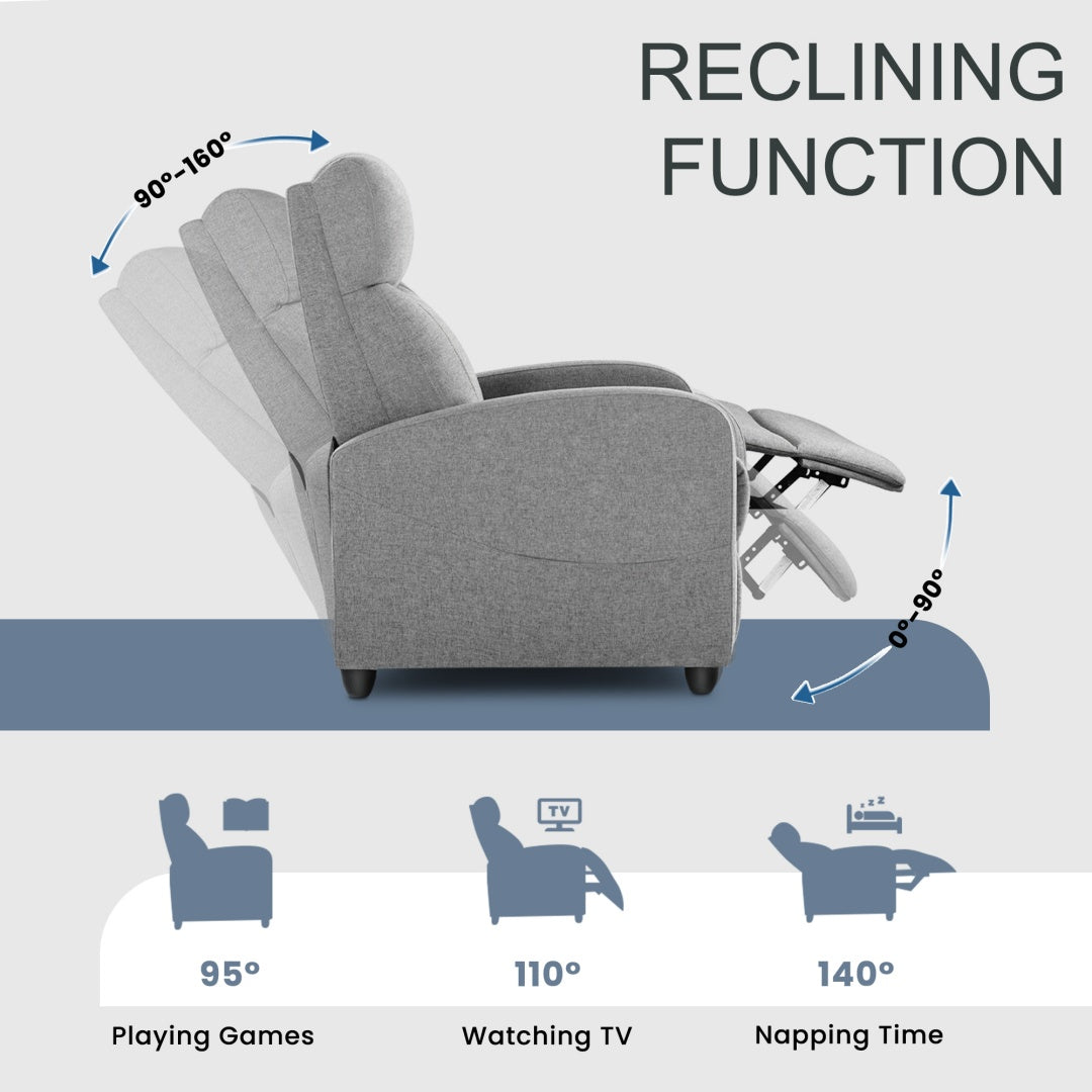 PU Leather Recliner Chair