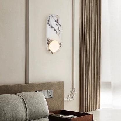 Bedside Hallway Living Room Bedroom Corridor Atmosphere Marble Wall Lamp