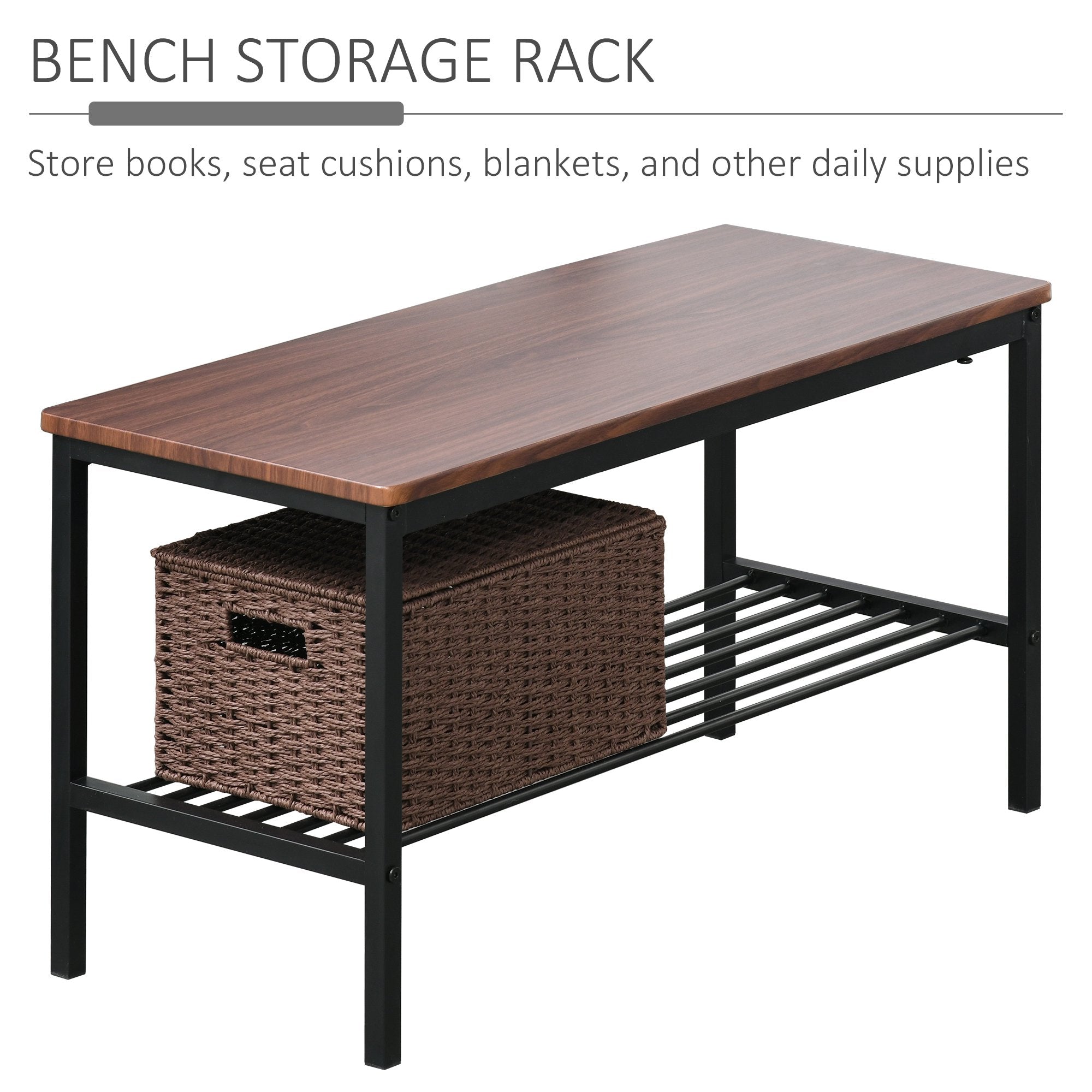 Brown Industrial Dining Set