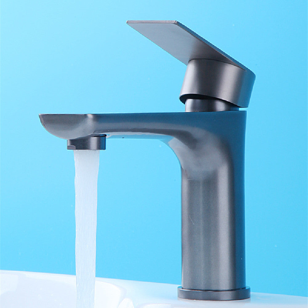 Stainless Steel Faucet Hot And Cold Basin Faucet Bathroom Hand Washing Washbasin