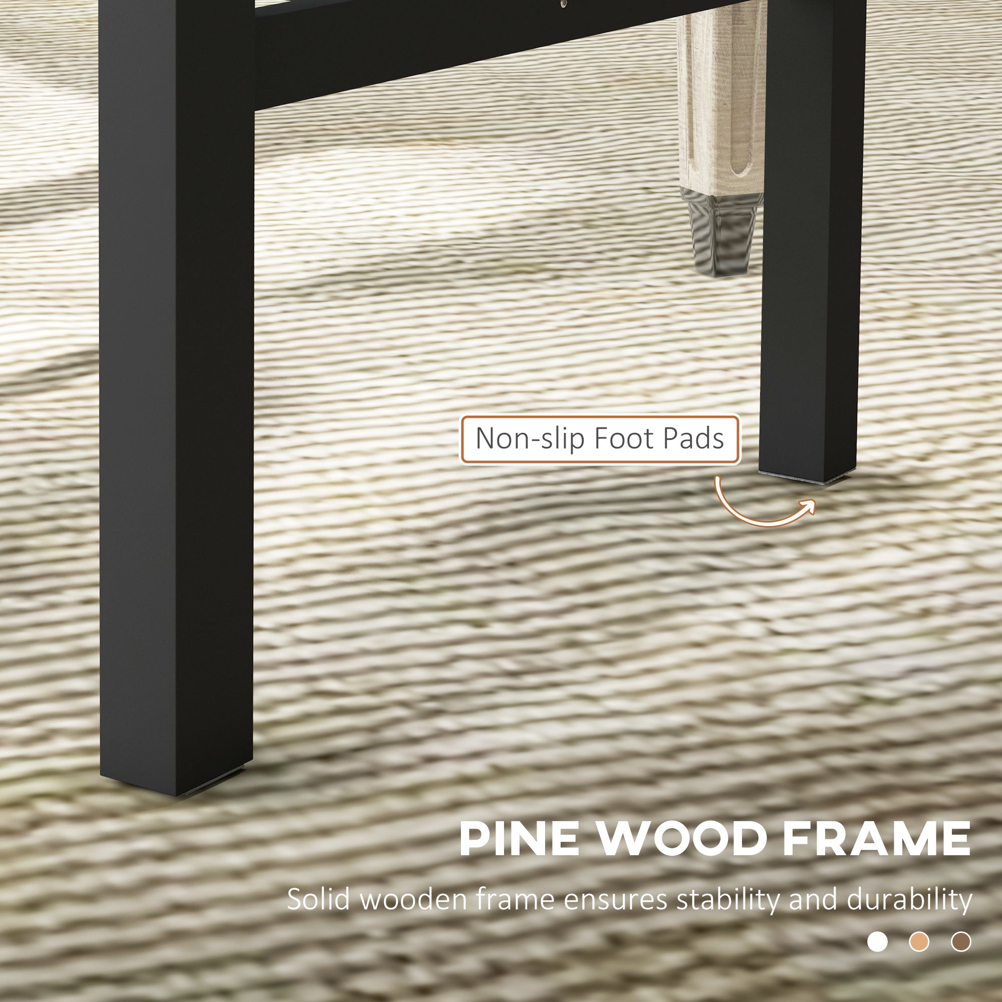 Wood Slatted Dining Chairs