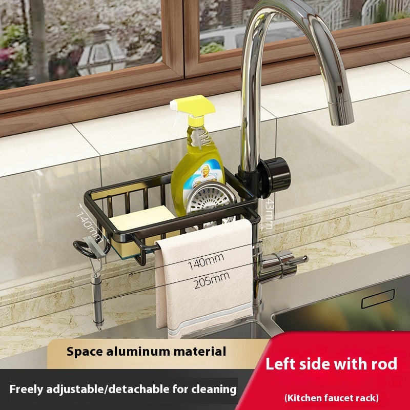Kitchen Faucet Scullery Multifunctional Storage Rack