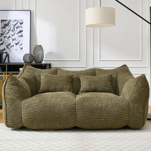Boucle Bean Bag Chair