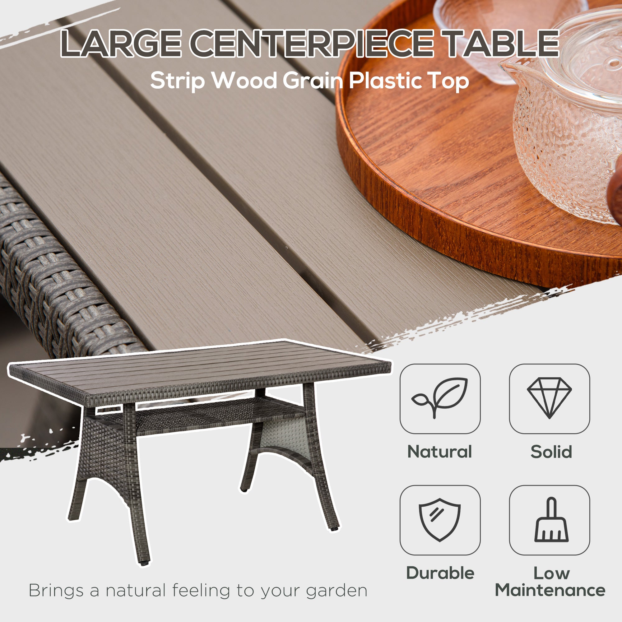 Modern Six-Piece Patio Set