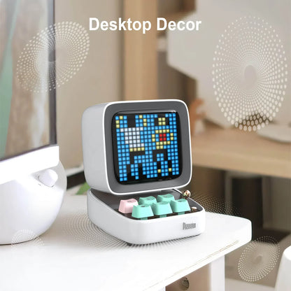 DecorBites™ Ditoo-Pro Retro Pixel Art Bluetooth Speaker Alarm Clock LED Display Board