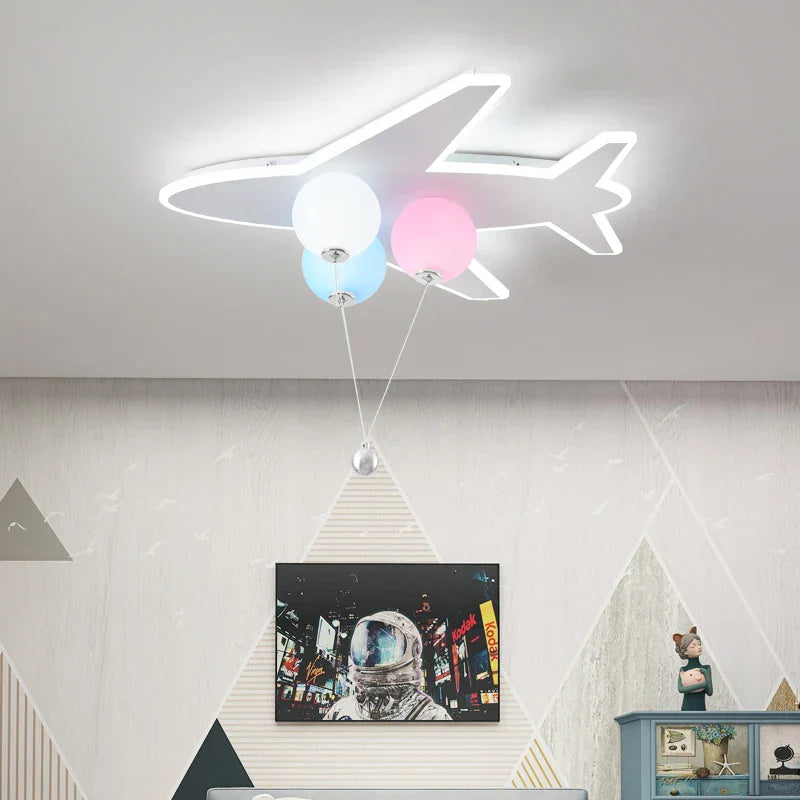 Cloud Aircraft Remote Chandelier