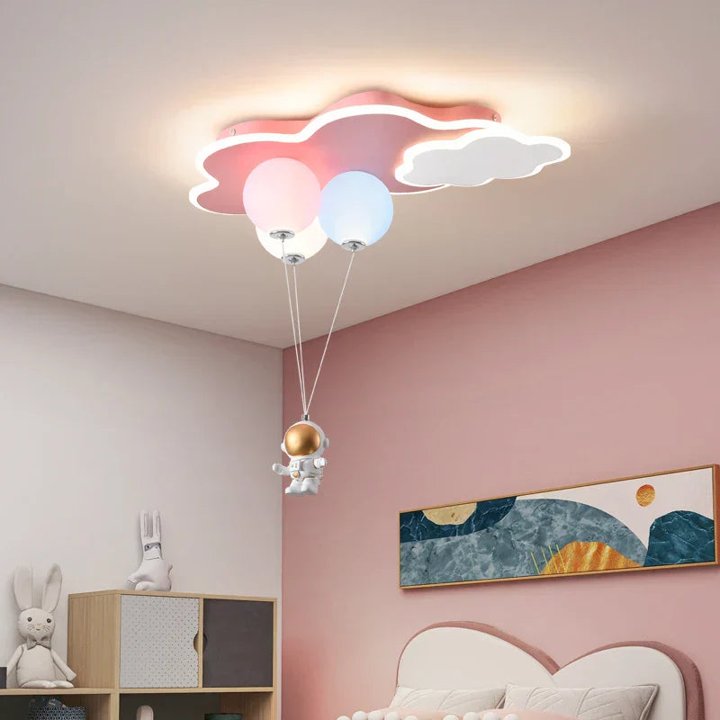 Cloud Aircraft Remote Chandelier
