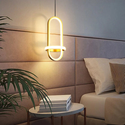 DecorBites™ LED Pendant Chandelier Light for Bedroom, Living Room - Modern Minimalist Design