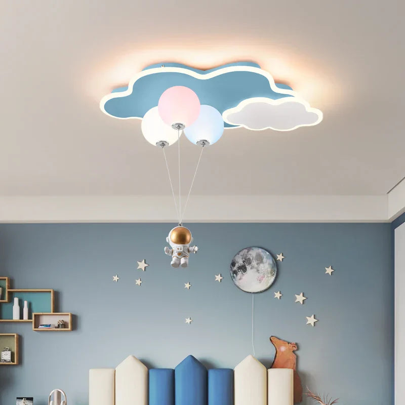 Cloud Aircraft Remote Chandelier