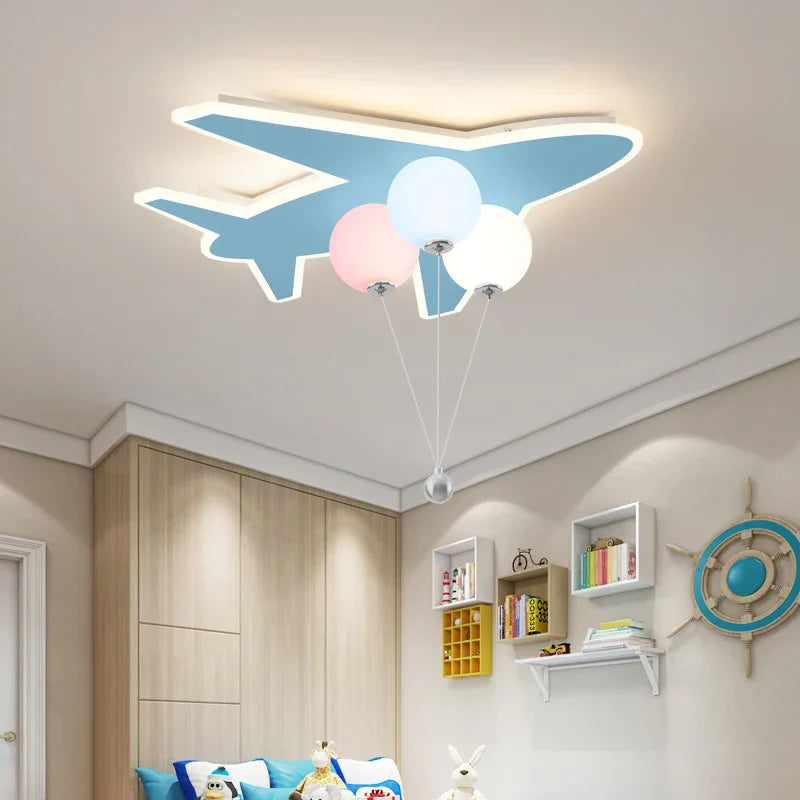 Cloud Aircraft Remote Chandelier