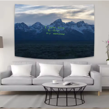 Polyester Music Tapestry Decor