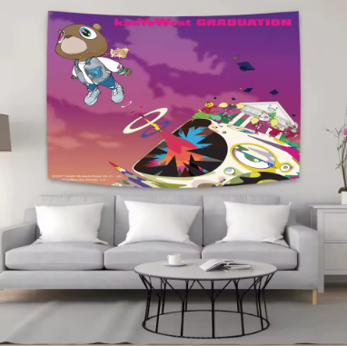 Polyester Music Tapestry Decor