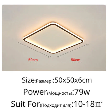 DecorBites™ Dimmable LED Ceiling Chandelier for Living Bedroom Study Room Lighting