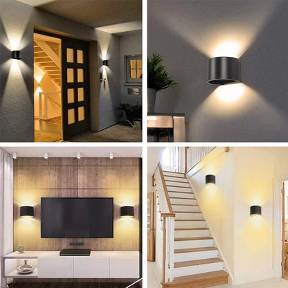 DecorBites™ Adjustable Aluminum Wall Sconce Light for Bedroom Living Room Stairs