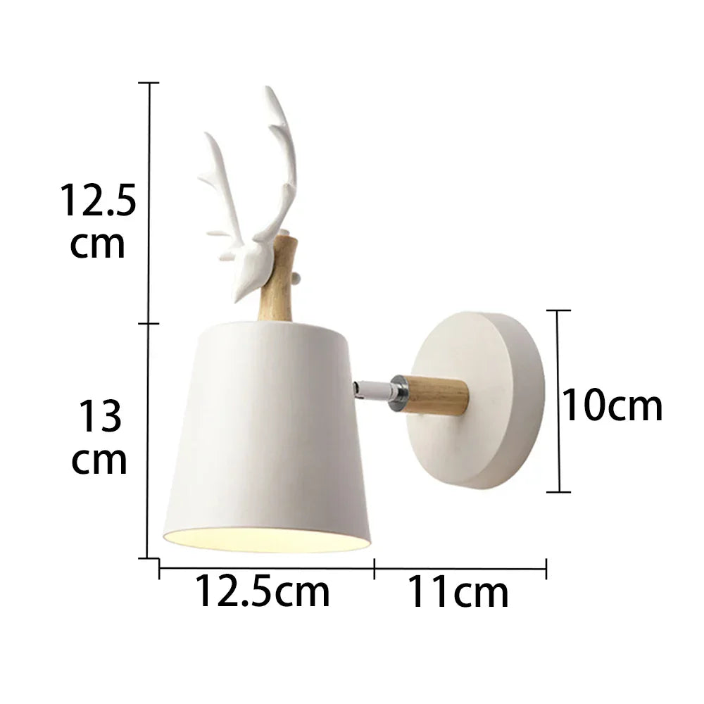 Wooden Nordic Wall Lamp