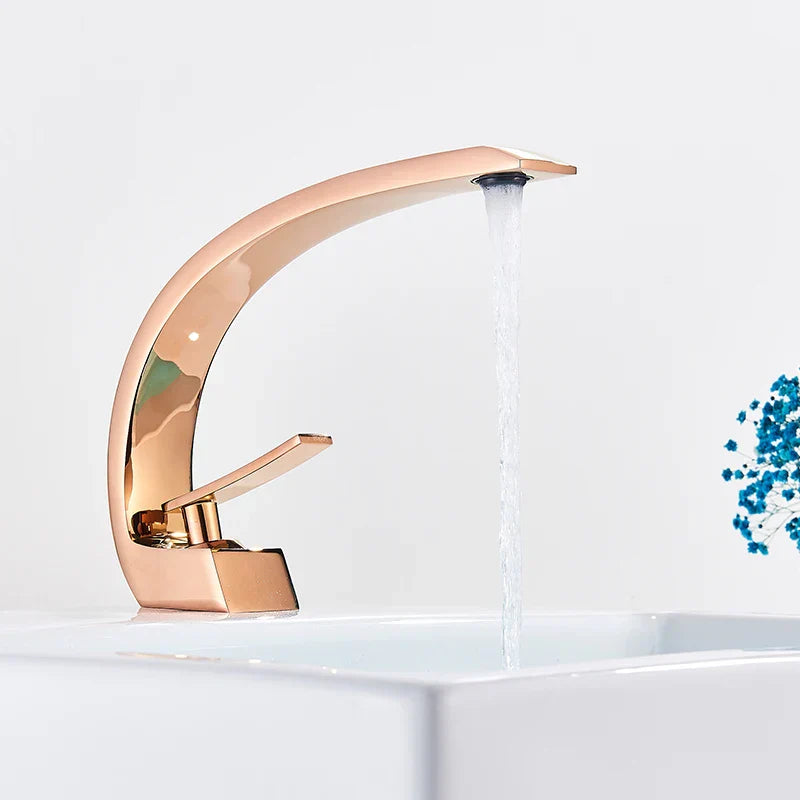 Black Chrome Basin Mixer
