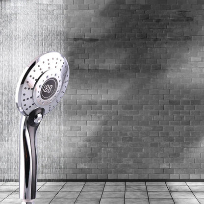 DecorBites™ LED Light Shower Head with Digital Temperature Control
