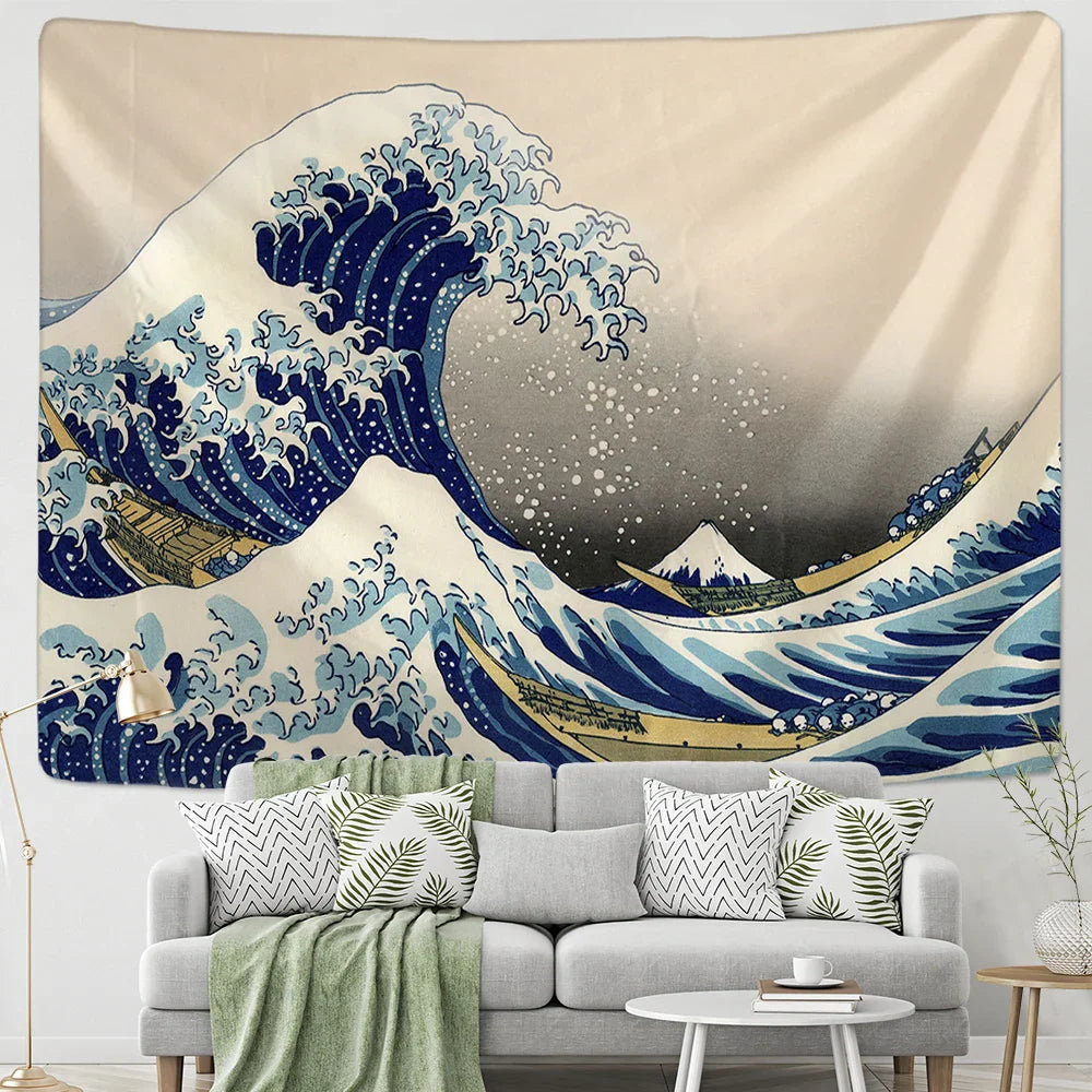 Boho Sun Wave Tapestry