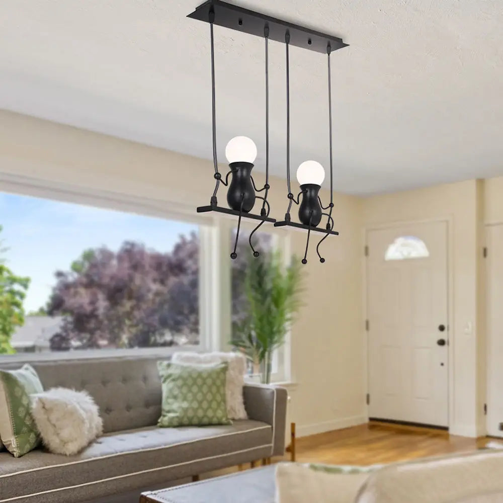 DecorBites™ Humanoid Creative Pendant Light - Modern Indoor Chandelier for Home Décor