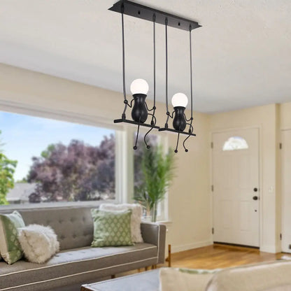 DecorBites™ Humanoid Creative Pendant Light - Modern Indoor Chandelier for Home Décor