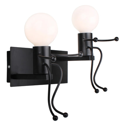 DecorBites™ Creative LED Wall Light Indoor Wall Sconce Modern Art Decor Iron E27