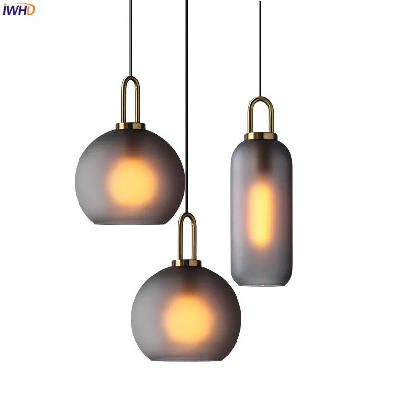 DecorBites™ Glass Ball LED Pendant Light - Modern Hanging Lights for Home, Restaurant, Cafe