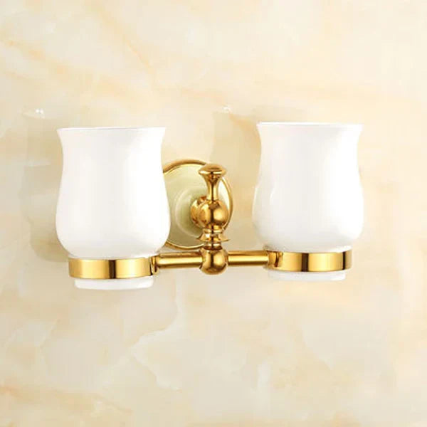 Copper Gold Bath Accessories