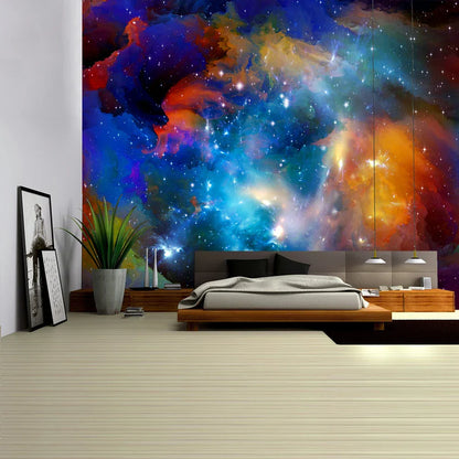 DecorBites™ Galaxy Psychedelic Space Tapestry Hanging for High-Quality Boho Decor