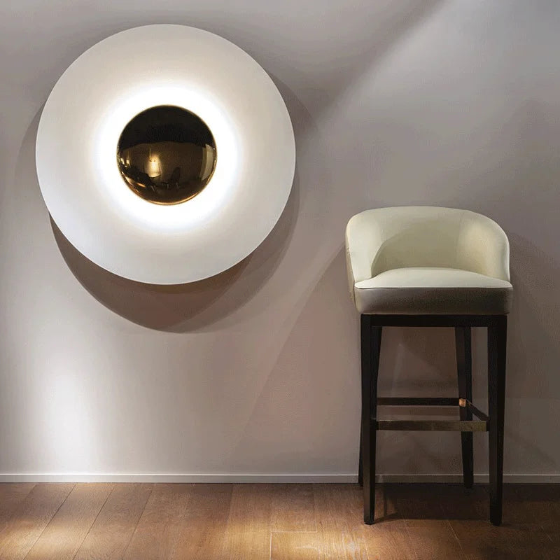 DecorBites™ LED UFO Wall Sconces for Modern Minimalist Bedroom Ambiance