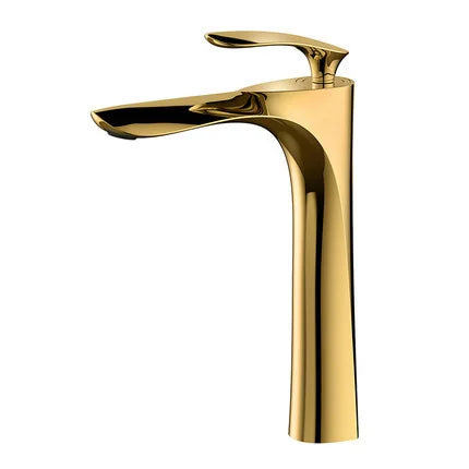 Gold Single Handle Faucet With Precise Control