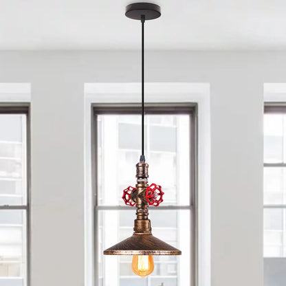 DecorBites™ Industrial Retro Pendant Light Fixture Water Pipe Lamp for Kitchen and Home Decor