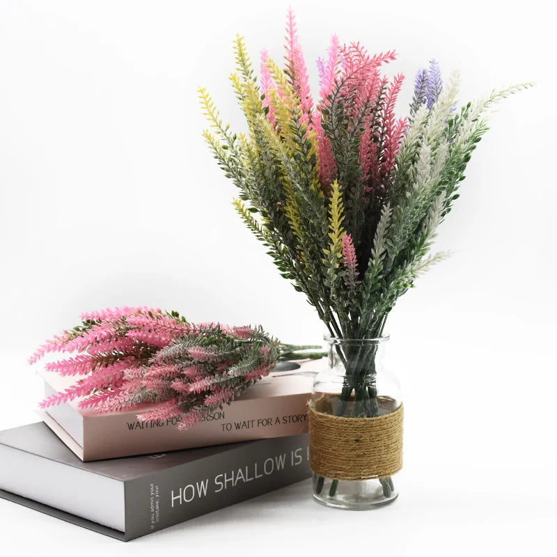 Lavender Artificial Flower Vase