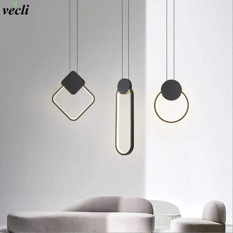 DecorBites™ LED Aluminum Pendant Lamp for Kitchen, Restaurant, Bar, Living Room, Bedroom