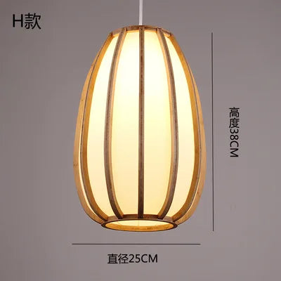 Bamboo Modern Chandelier Light