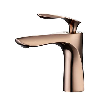 Gold Single Handle Faucet With Precise Control