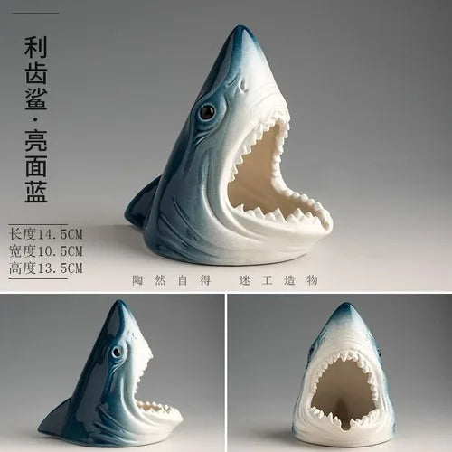 DecorBites™ Creative Shark Storage Ashtray for Home and Office Decoration