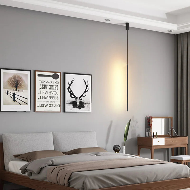 Black Line Chandelier