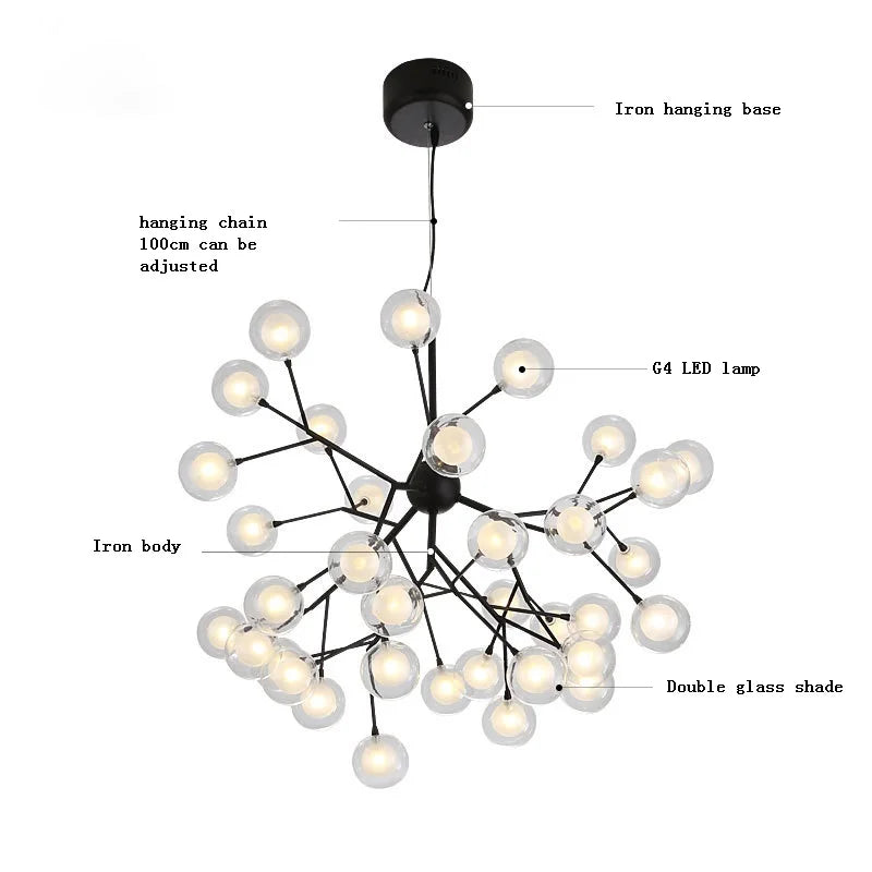 Sputnik Branch Chandelier